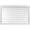 Ekena Millwork Vertical Surface Mount PVC Gable Vent: Functional, w/ 2"W x 1-1/2"P Brickmould Frame, 40"W x 26"H GVPVE40X2602SF - alternate 1